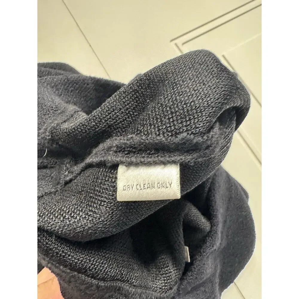 St John Collection Wool Santana Black A Line Knit Pull On Pencil Skirt Size 2 - Picture 4 of 8